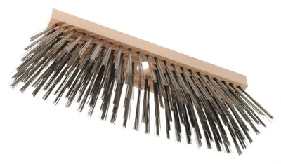 Produktbild von Stahldrahtbesen 300 mm aus Flachholz mit Stielloch