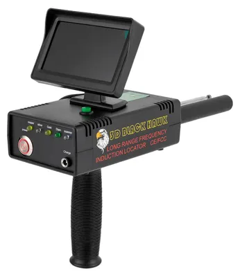 Produktbild von Metalldetektor - Metallsuchgerät - Unterirdische Suche - LCD-Display mit hoher Auflösung - Für Gold, Silber, Kupfer - Netzbetrieb 100‑240 V - Schwarz