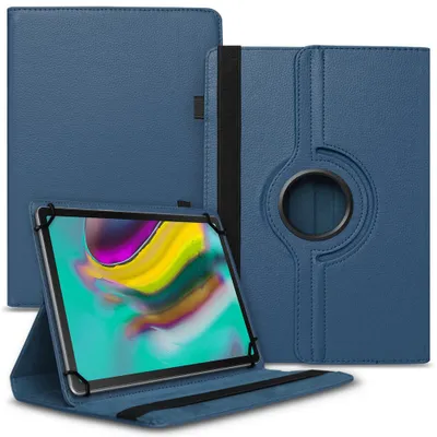 Produktbild von Tablet Hülle für Samsung Galaxy Tab S5e Tasche Schutzhülle Case Cover DrehbarFarben:Blau