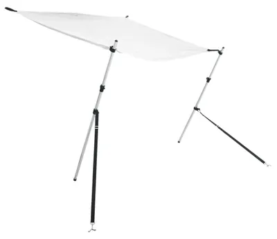Image de vidaXL Rallonge d'ombrage T-Top blanc 170x170x(115-183) cm