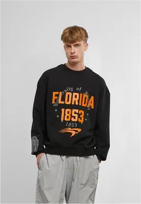 Produktbild von Herren Hoodie Mr. Tee Florida Gators 1853, Oversize, Rundhalsausschnitt, Schwarz - Größe L