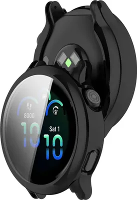 Produktbild von Schutzhülle für Garmin Vivoactive 6, Bizon Case Watch Felipe, Schwarz