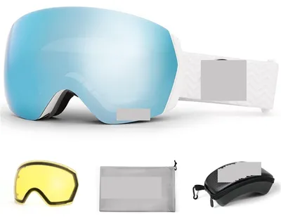 Produktbild von Anti-Beschlag-Skibrille und Motorbrille für Erwachsene