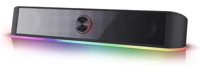 Image de Barre de son pour la maison avec bande lumineuse dynamique -tactile - Éclairage audio - Rétroéclairage avec réglage du volume