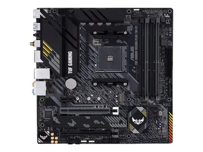 Produktbild von ASUS TUF GAMING B550M PLUS (WI-FI), AMD, Sockel AM4, AMD Ryzen 3000 Series, DDR4-SDRAM, 128 GB, DIMM