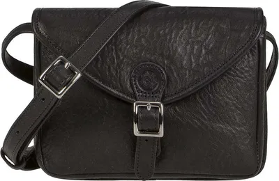 Produktbild von Sonnenleder Umhängetasche Leder Damen Handtasche Damentasche Schultertasche IBIZA schwarz 101-694-02