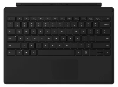 Produktbild von Microsoft Surface Pro Type Cover (für Surface Pro 4-7) (QWERTY Italienisch) Schwarz ()