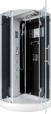 Produktbild von AcquaVapore D37-23R0-EC Dusche Duschtempel Komplett Duschkabine 100x100 MIT 2K Scheiben Versiegelung