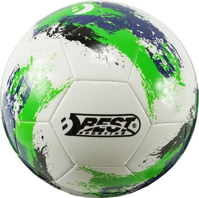 Produktbild von Best Sporting Fussball Kinder Fußball Valencia blau-grün I Fussball Grösse 5 als Fußbälle für Garten und Bolzplatz I Kinder Fussball Trainingsball 320g I Ideal als Spielball Kinder