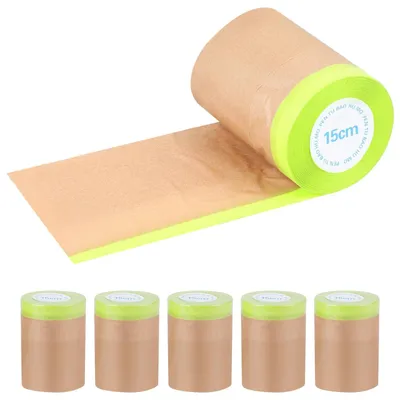 Imagen del producto de 6 Rollos de película protectora de 15 cm x 15 m para paredes y muebles