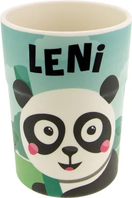 Produktbild von Bunter personalisierter Namens Kinderbecher mit Namen Leni