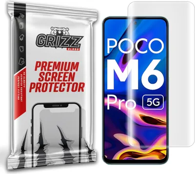 Zdjęcie produktu dla Folia hydrożelowa GrizzGlass Xiaomi do POCO M6 Pro 5G