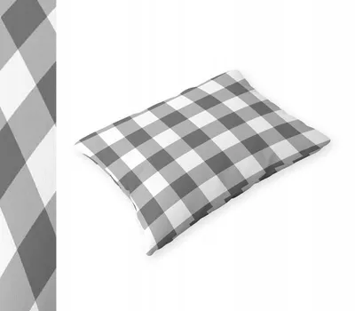 Produktbild von Posciel-Hurt Kissenbezug 50x70cm Baumwolle Kariert Grau