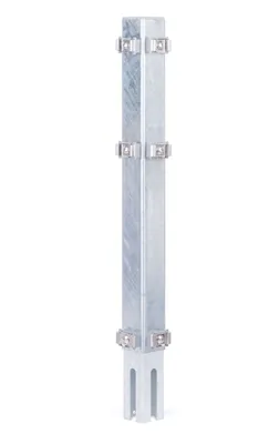 Produktbild von Alberts Zaunerhöhung Erhard inkl. Klemmlasche zur einfachen Erhöhung eines vorhandenen Doppelstab- Gittermattenzaunes | Höhe: 600 mm