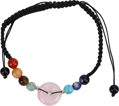 Produktbild von Kristallsteinarmband handgemachte geflochten