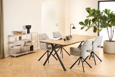 Immagine prodotto di Scaffale da terra >Seaford< in grigio, metallo / materiale derivato dal legno - 114x78x35 cm (LxAxP)