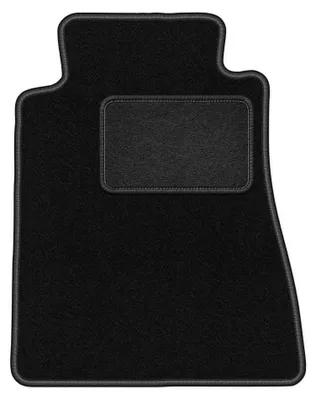 Immagine prodotto di Tappetino guidatore in moquette per Mercedes C 190 W201 1982-1993 (berlina) – 1 pezzo, nero, su misura – Wielganizator LUX