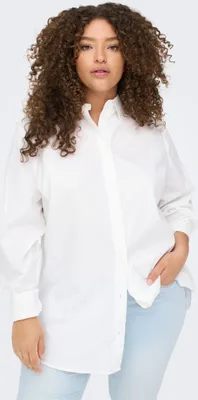 Produktbild von Lange Langarm Hemd Bluse Große Größen Plus Size Übergröße CARNORA | 44