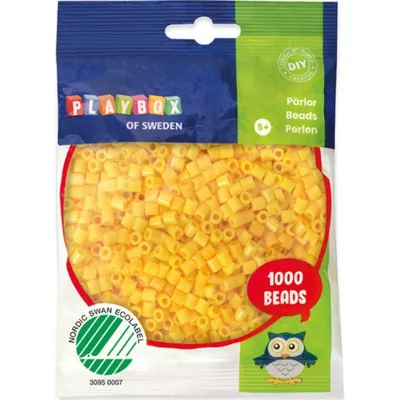 Image de PLAYBOX Bü perles jaunes - Jaune 1000pcü