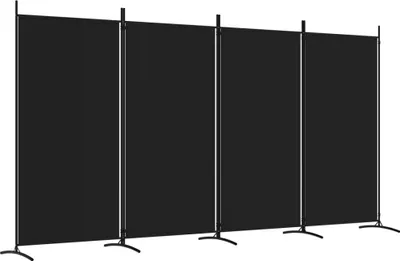 A room divider with four panels.