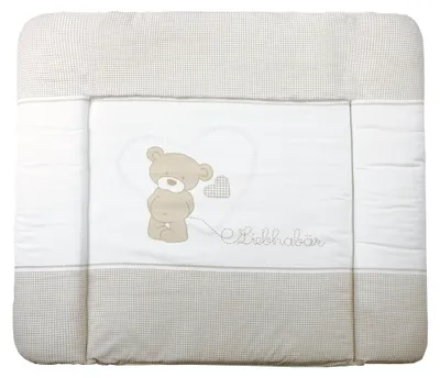 Obrázek produktu pro roba přebalovací podložka "Liebhab Bär", měkká přebalovací podložka 85 x 75 cm, potaženáPolyuretanvrstvou