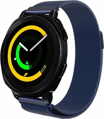 Produktbild von Strap-it Samsung Gear Sport Milanese Armband (Blau)