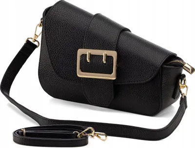 Immagine prodotto di Borsa a spalla da donna Vera Pelle in pelle italiana con tracolla
