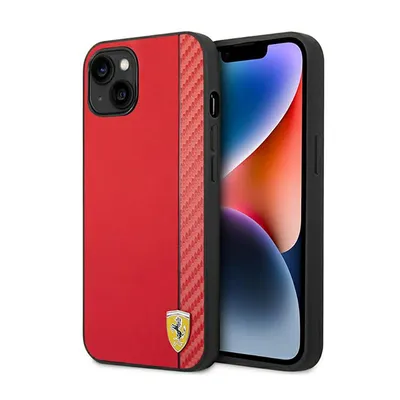 Obrázek produktu pro Pouzdro Ferrari Carbon Na Iphone 14 Plus - Červená barva