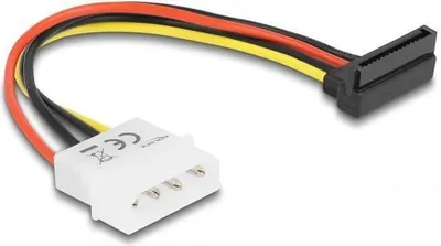 Productafbeelding van Delock 60101 Stromkabel Delock SATA 15Pin down -> Molex 4Pin Bu/St intern