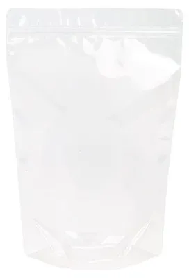 Produktbild von Standbodenbeutel Transparent 17.1x8.9x28.6cm Laminiert | 340 Gramm (100 Stück)
