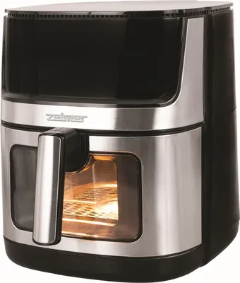 Produktbild von Zelmer Heißluftfritteuse Zaf8650, 6,5 L, 1500 W, digitales Display, 10 Programme, Sichtfenster