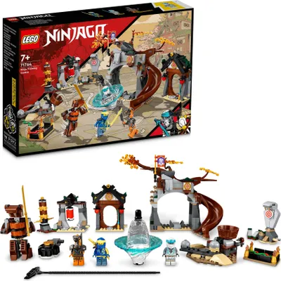 Obrázek produktu pro LEGO 71764 Výcvikové centrum nindžů NINJAGO se spinnerem, minifigurky Zane, Jay a Snake, mistr spinjitzu