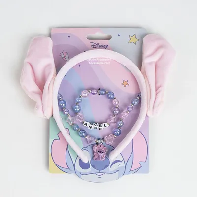 Produktbild von Disney Lilo und Stitch Angel Schmuck- und Haarreif-Set
