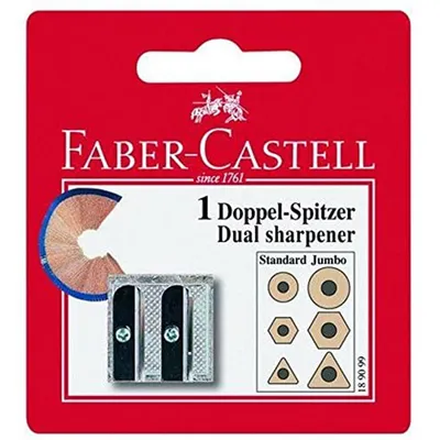 Image de FABER-CASTELL Metalldoppelspitzer Blisterkarte