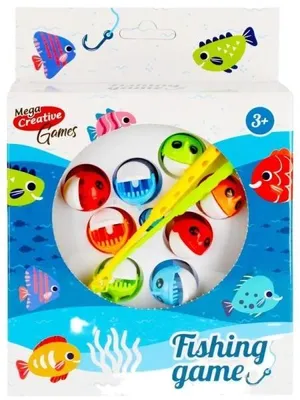 Zdjęcie produktu dla Gra magnetyczna Rybki, 8 elementów