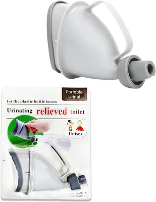 Imagen del producto de Orinal portátil para mujeres, reutilizable, con tapa, 1 unidad, ideal para camping