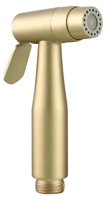 Imagen del producto de Pulverizador bidet portátil dorado con 2 modos de pulverización