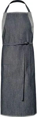 Produktbild von Jeans-Latzschürze B 100 x L 75cm navy : 100% Baumwolle 180 g/m² (Jeans) : navy
