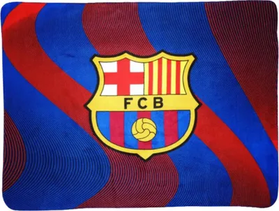 Productafbeelding van FC Barcelona fleece deken, multicolor, 120x150 cm