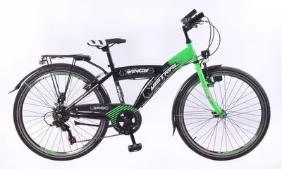 Produktbild von 24 Zoll Kinderfahrrad Kinder City Jungen Fahrrad Rad Bike MISTRAL GRÜN