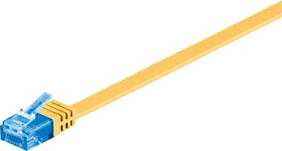 Immagine prodotto di goobay CAT 6a cavo patch piatto U/UTP giallo 0,5 m