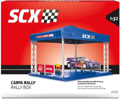 Image de Scalextric Tente de rallye carrée rouge Rouge Taille unique