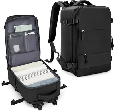 Produktbild von Unyqoos Handgepäck-Rucksack mit Laptopfach, wasserabweisend, ideal für Reisen und vielseitige Nutzung