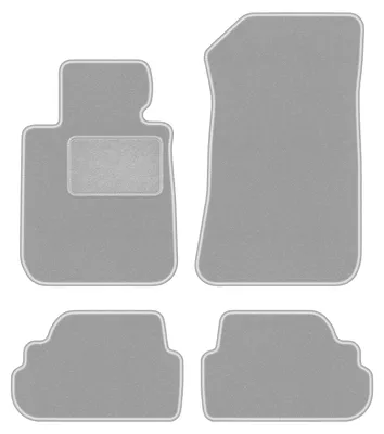 Immagine prodotto di Tappetini in velluto Grigio per BMW 1 E88 2008-2014 Set 4 pezzi