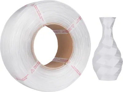 Obrázek produktu pro PETG filament, 1,75 mm, filament pro 3D tiskárny, 1 kg, filament pro 3D tisk s vyšší houževnatostí, kompatibilní s Creality, Prusa, ELEGOO, Bambu Lab, AnkerMaker a většinou 3D tiskáren šC Bílý