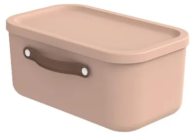 Produktbild von Rotho Aufbewahrungsbox 12 L Maloja - Kunststoffbox mit Deckel - Stapelbox 39,5 x 26,5 x 17,7 cm - Plastikbox Ordnungsbox Allzweckkiste