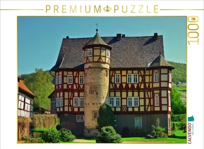 Produktbild von CALVENDO Puzzle Rittergut Werleshausen | 1000 Teile Lege-Größe 64x48cm Foto-Puzzle für glückliche Stunden