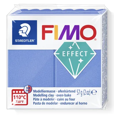 Obrázek produktu pro Staedtler FIMO 8010-31, Keramické hlíny, Modrá, Metalická, 8 kusů, 110 °C, 30 min, Německo