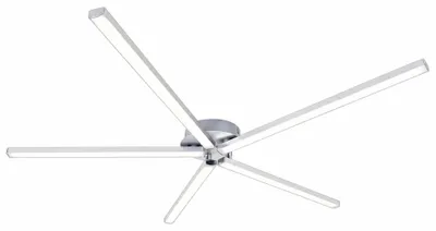 Imagen del producto de Lámpara de techo LED Briloner, 5 luces, con brazo articulado, 24W, color aluminio
