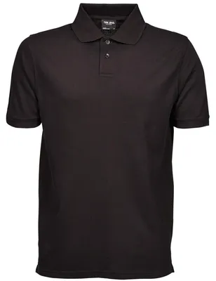 Produktbild von Tee Jays Herren Pique Polo-Shirt, Kurzarm FK880 (3XL) (Schwarz)